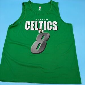 NBA Boston Celtics Green Tank Top Screen Print “WALKER” “8” Size XL